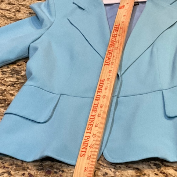 Rampage 2 Piece Greenish Blue Fitted Blazer and Trousers Size 6 - Picture 6 of 14
